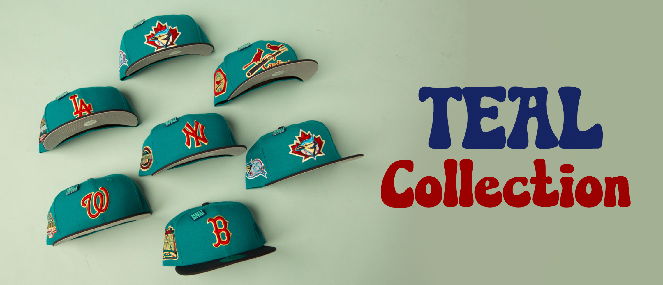 New Era St Louis Cardinals Capsule Teal Collection 1931 World Series  59Fifty Fitted Hat Teal/Grey - US