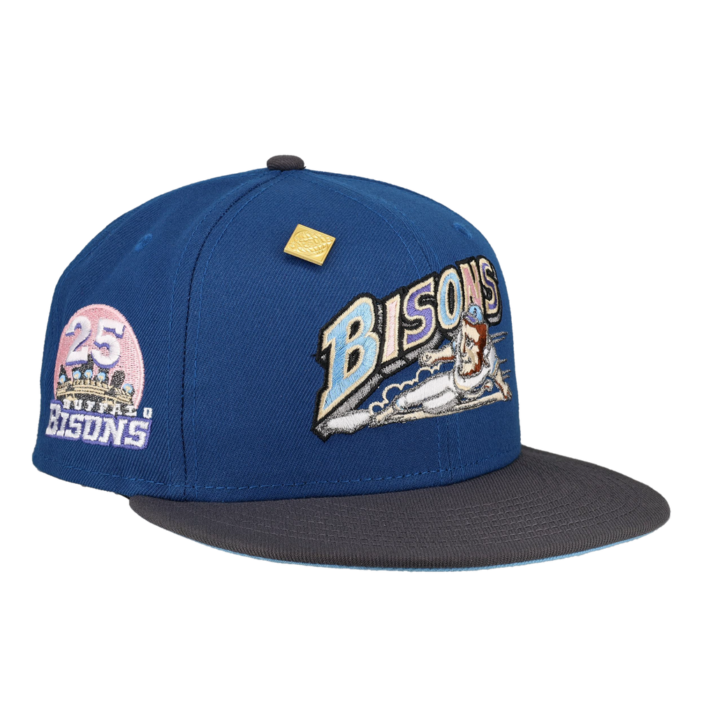 Buffalo Bisons New Era Authentic Collection 59FIFTY Fitted Hat - Red