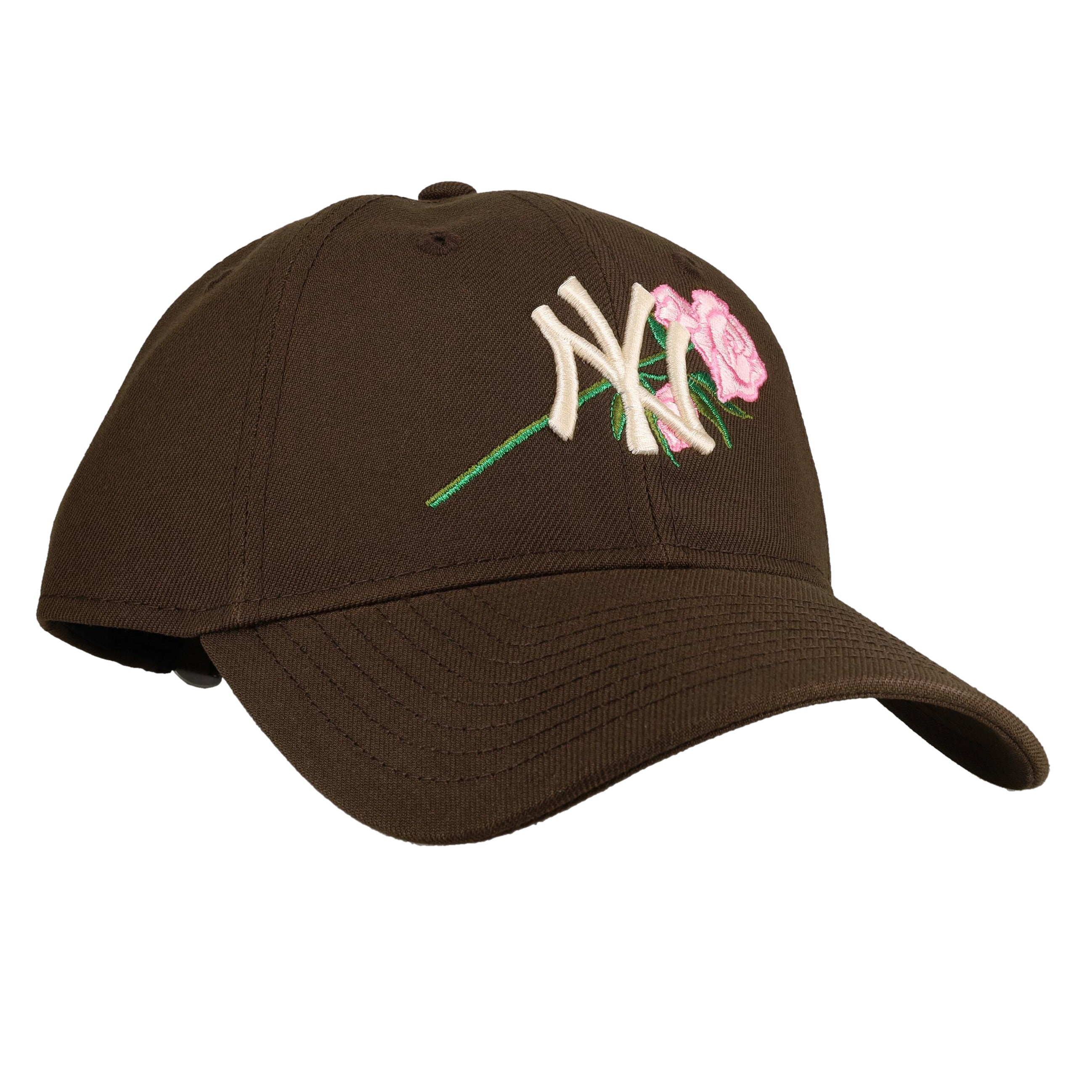 YankeesDadHatWalnutFloral12.15