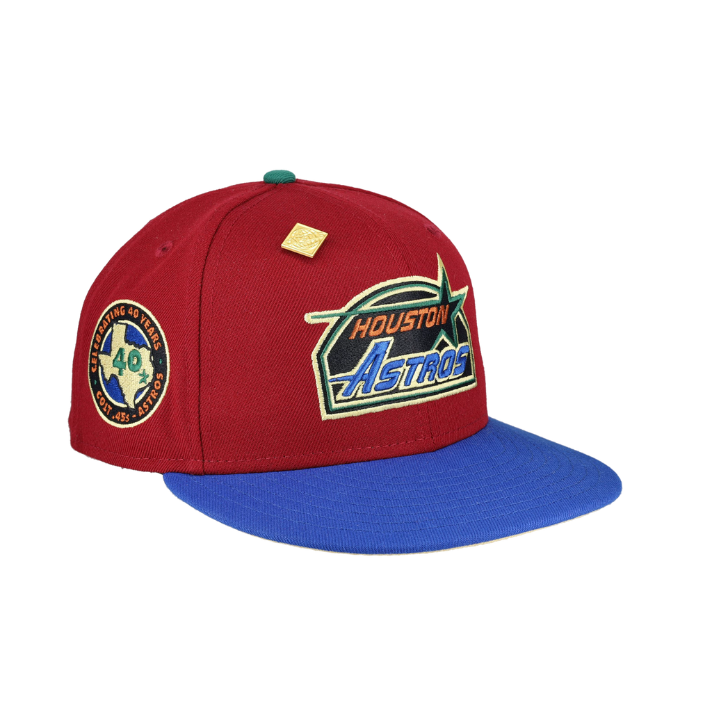 New Era Caps Houston Astros 59FIFTY Fitted Hat Red/Blue