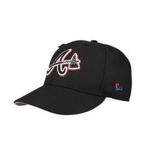 Atlanta Braves Black 30th Season Patch 59Fifty Fitted Hat