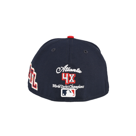 Atlanta Braves Letterman Collection 59Fifty Fitted Hat