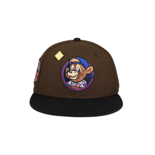 Chicago Cubs Clark The Bear Logo Jackie Robinson Patch 59Ffity Fitted Hat