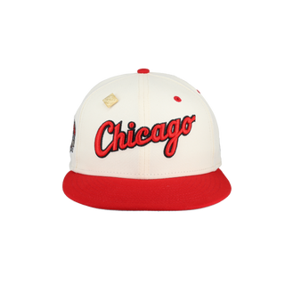 Chicago White Sox 2023 Chrome Collection Comiskey Park 59Fifty Fitted Hat
