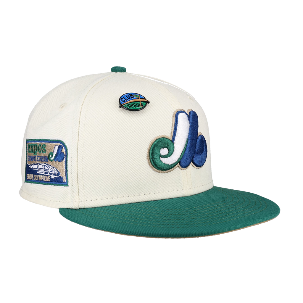 Montreal Expos Capsule Club Collection Olympic Stadium Patch Fitted Ha