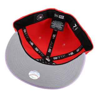 New York Mets Two-Tone Color Pack Red Cap 59Fifty Fitted Hat
