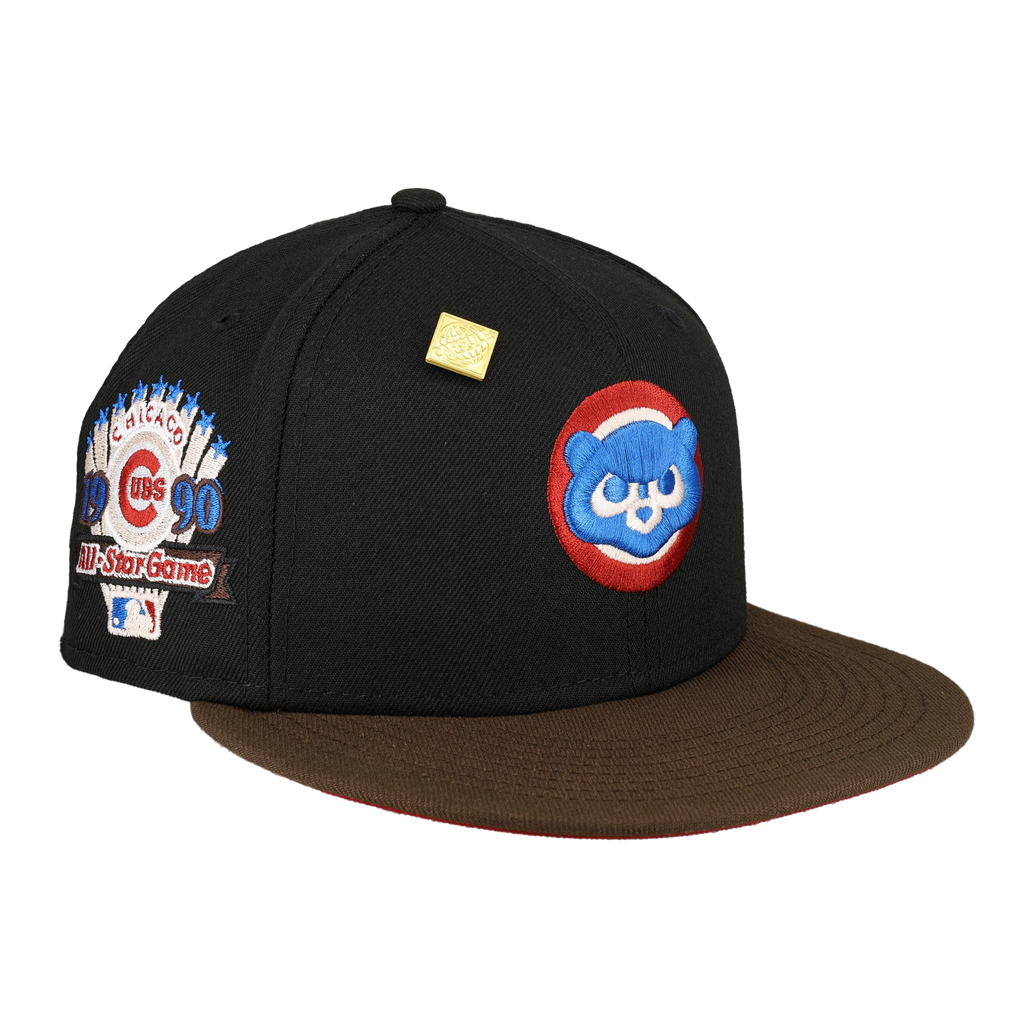 New Era 59Fifty Chicago Cubs Fitted Hat Size 7 1/2 ASG Side Patch Blue