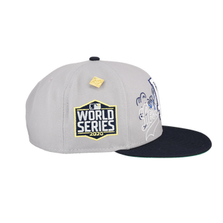 Los Angeles Dodgers Word Drop Collection 2020 World Series Fitted Hat