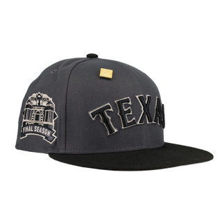Texas Rangers Shadow Collection Final Season Patch 59Fifty Fitted Hat