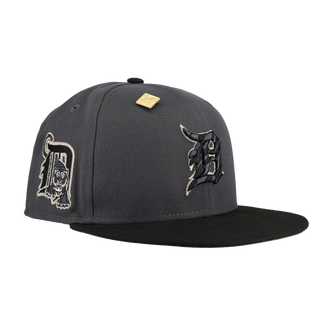 Detroit Tigers Shadow Collection Prowling Tiger Patch 59Fifty Fitted Hat