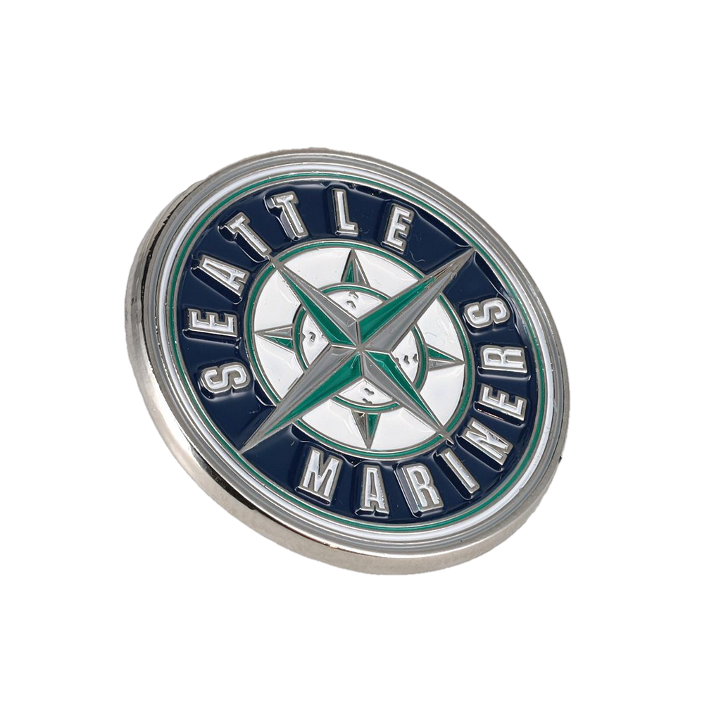 Seattle Mariners Compass Logo Pin CapsuleHats