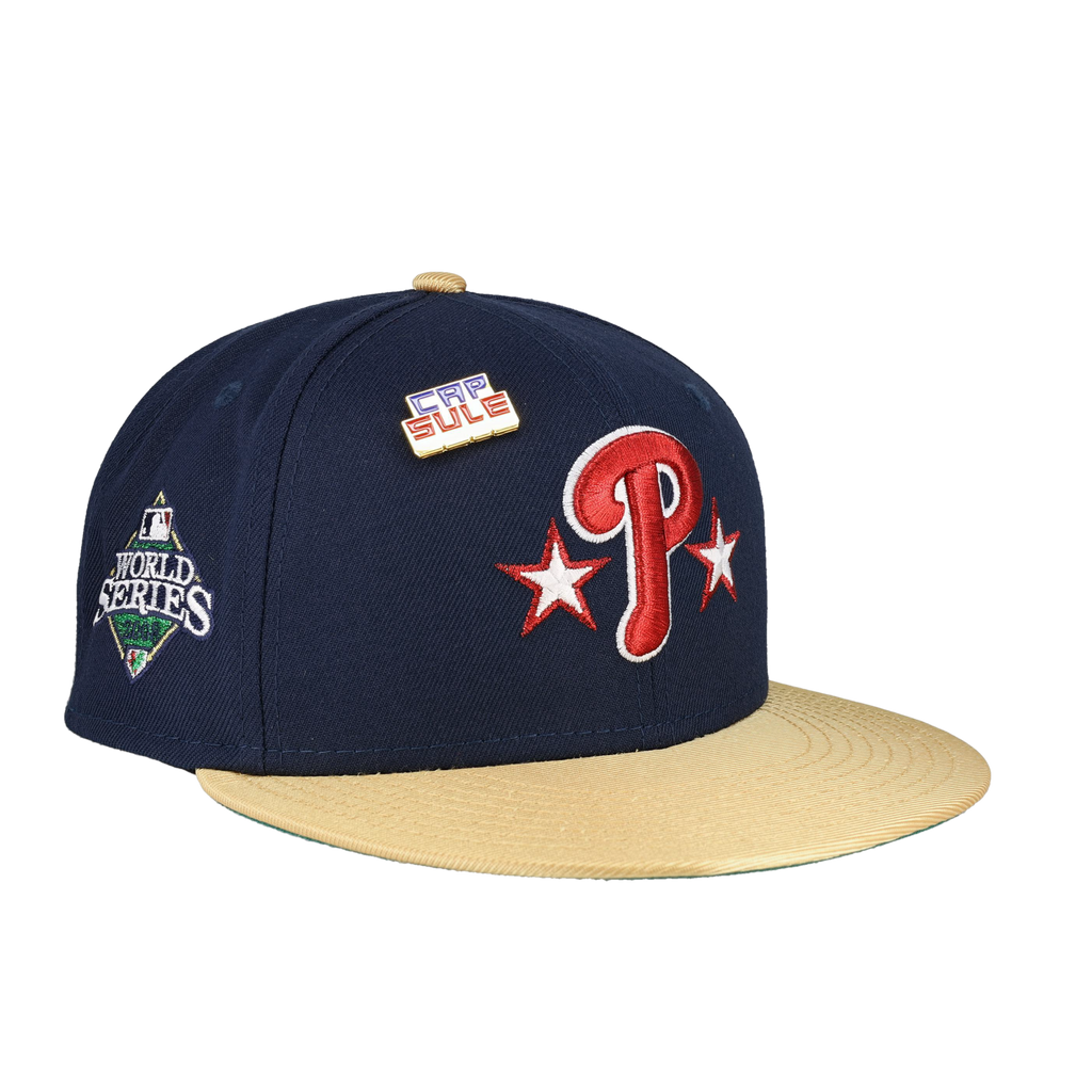 59FIFTY Philadelphia Phillies Tan/Mint 2008 World Series Patch