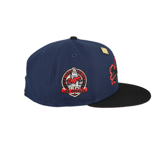 Los Angeles Dodgers Midnight Crimson Collection 60th Season Fitted Hat