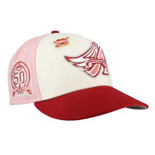 Anaheim Angels 2024 Valentines Collection 50th Anniversary Fitted Hat