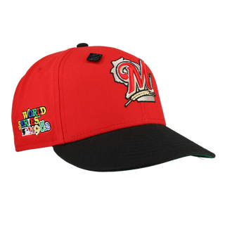 Milwaukee Brewers Red 1982 World Series Patch 59Fifty Fitted Hat
