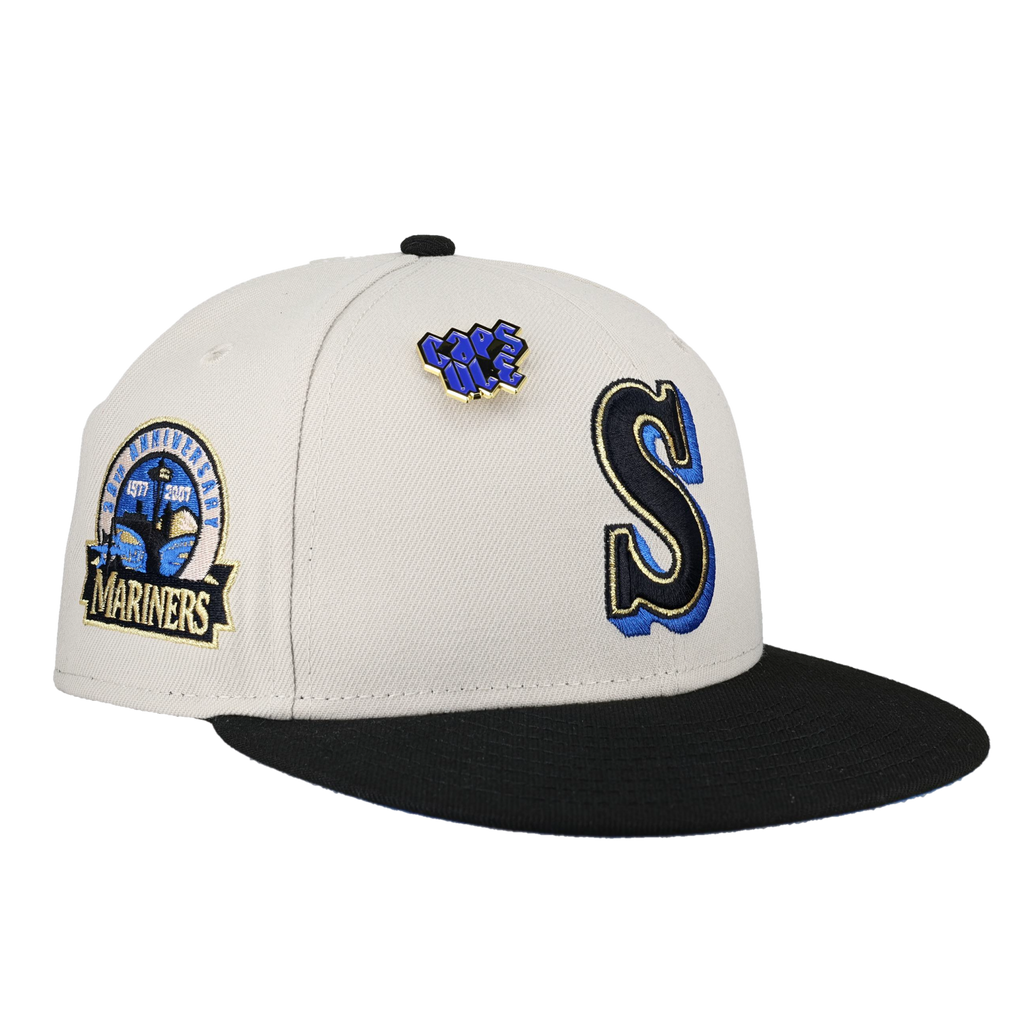 Seattle Mariners Sapphire Stone Collection 30th Season Fitted Hat