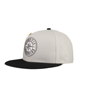 Seattle Mariners Stone Age Collection 30th Anniversary Patch Fitted Hat