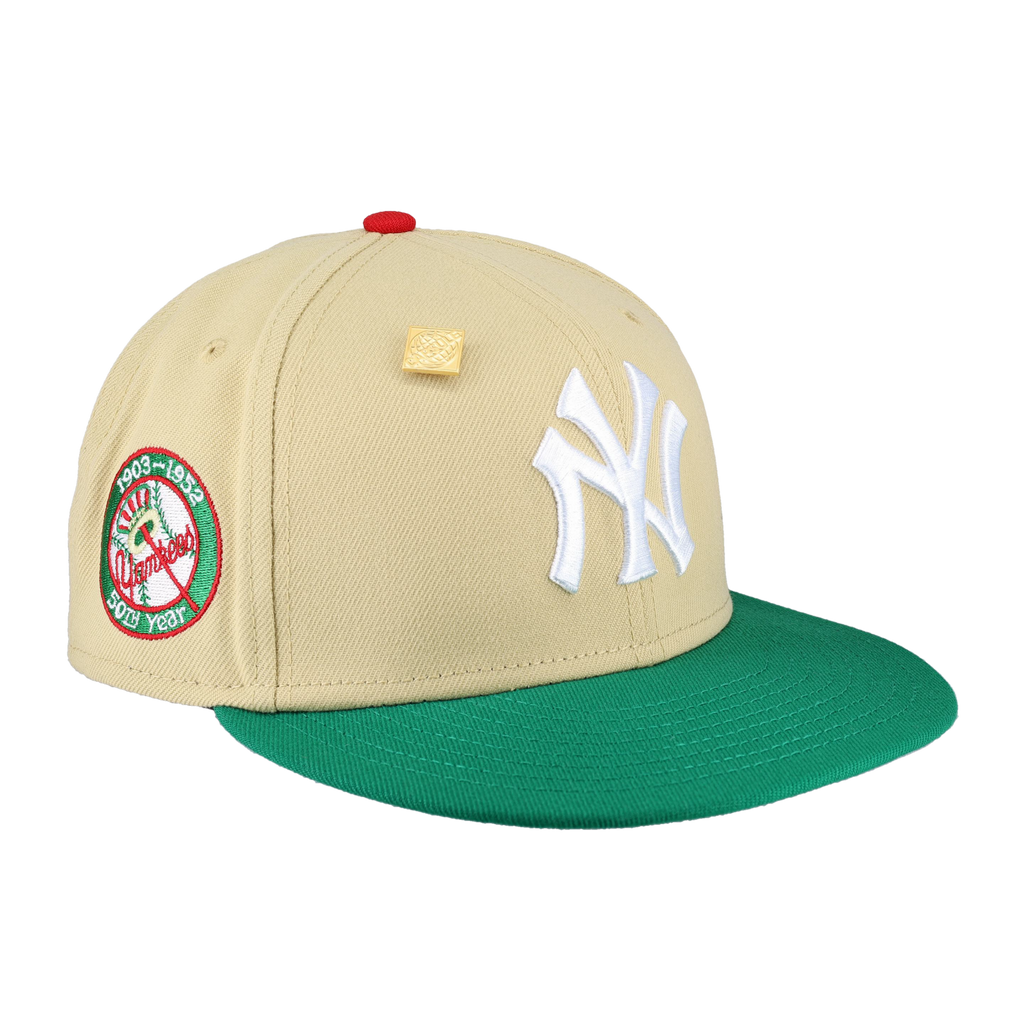 59FIFTY New York Yankees Vegas Gold/Navy/Green Old Timers Day Patch