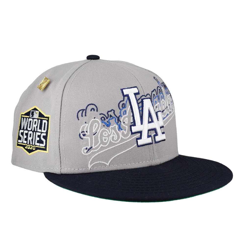 Los Angeles Dodgers Word Drop Collection 2020 World Series Fitted Hat –  CapsuleHats