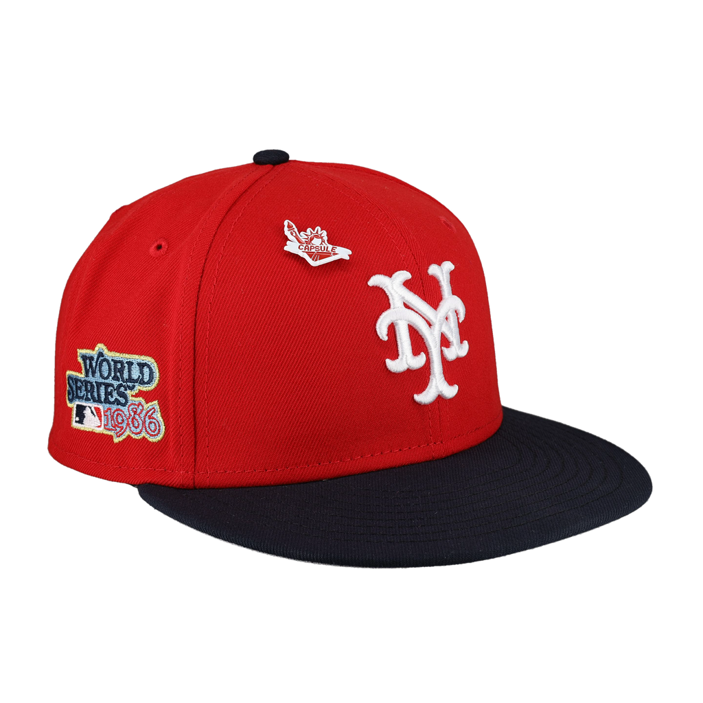 New Era 59Fifty Boston Red Sox 1986 World Series Patch Hat - White