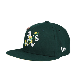 Oakland Athletics Side Patch Bloom 1989 World Series Patch Fitted Hat