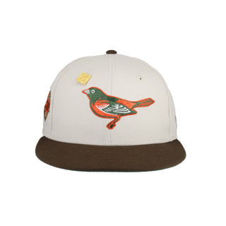 Baltimore Orioles Bird Collection 60th Season Fitted Hat