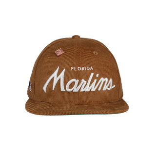 Florida Marlins Corduroy Script 950 Snapback Hat
