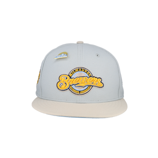 Milwaukee Brewers Mountain Sunrise Collection 2002 All Star Game Fitted Hat