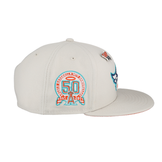 California Angels Orange Fury Collection 50th Season Fitted Hat