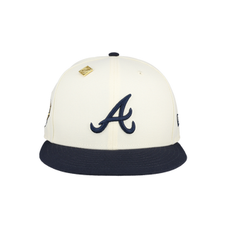 Atlanta Braves Chrome Crown Collection 1995 World Series Fitted Hat