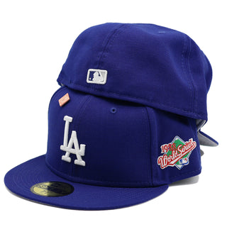 Los Angeles Dodgers Basics 1988 World Series Patch Fitted Hat