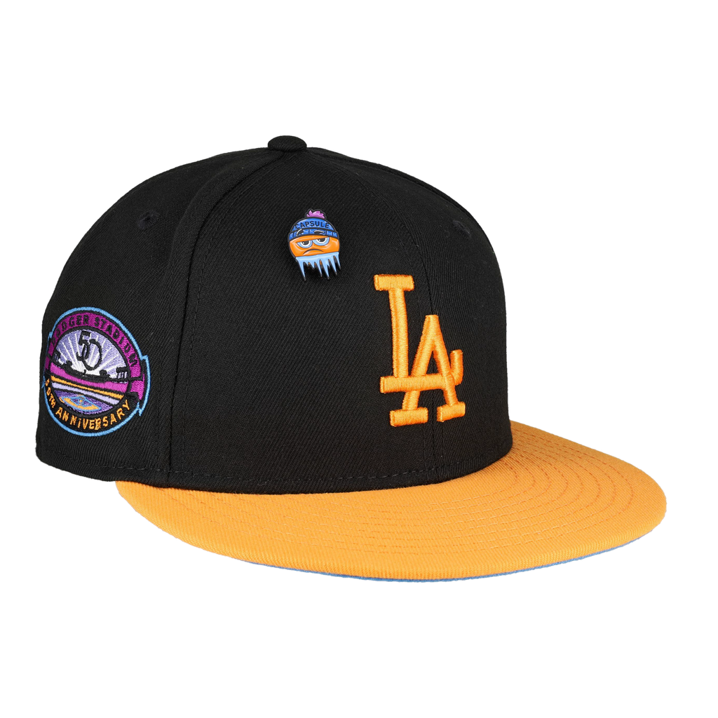 LOS ANGELES DODGERS 60TH ANNIVERSARY ORANGE ICY BRIM NEW ERA