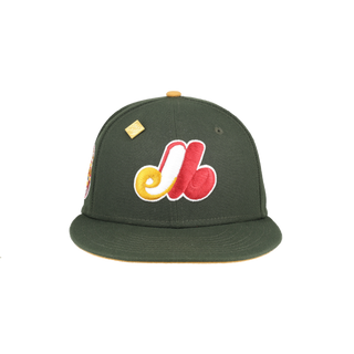 Montreal Expos Gilded Collection 35 Years Fitted Hat