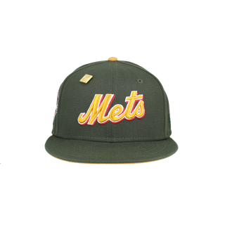 New York Mets Gilded Collection 2000 World Series Fitted Hat