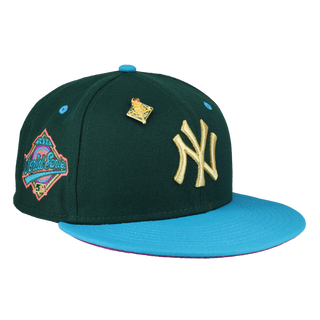 New York Yankees '96 Olympic Collection Green 2 Tone 1996 World Series Fitted Hat