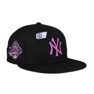 New York Yankees Purple Punch Collection 1996 World Series Patch Fitted Hat