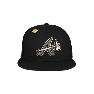 Atlanta Braves Spring Collection 30th Anniversary Patch Fitted Hat