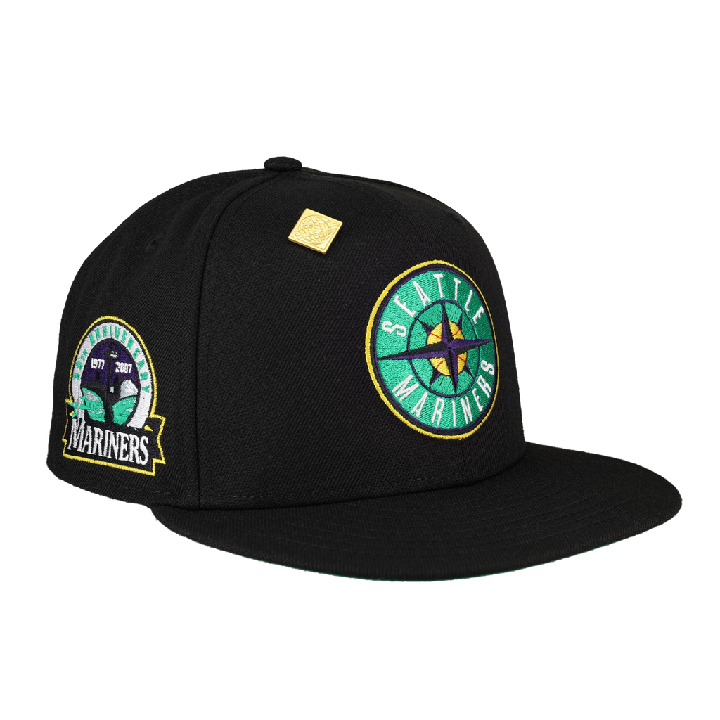 Seattle Mariners Spring Collection 30th Anniversary Patch Fitted Hat