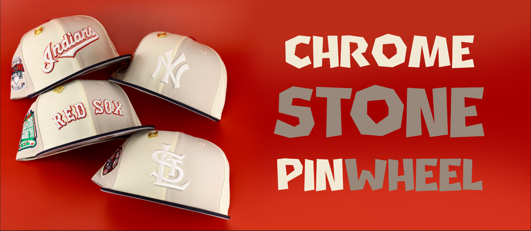 Chrome Stone Pinwheel Collection – CapsuleHats