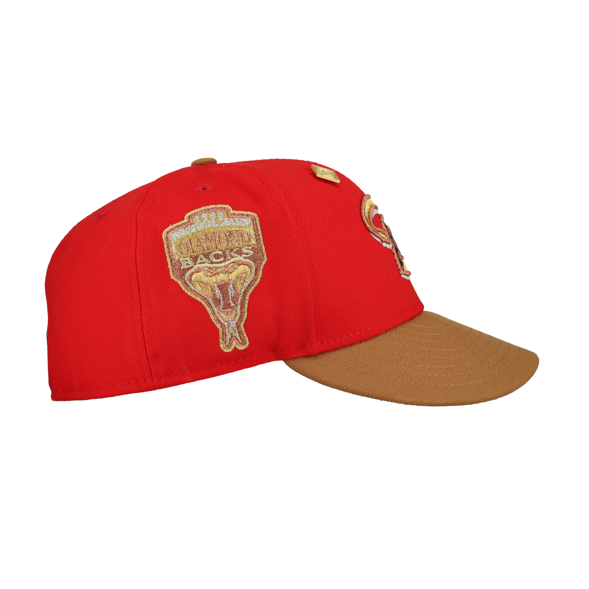 Arizona Diamondbacks Red 1998 Inaugural Season Patch 59Fifty Fitted Hat