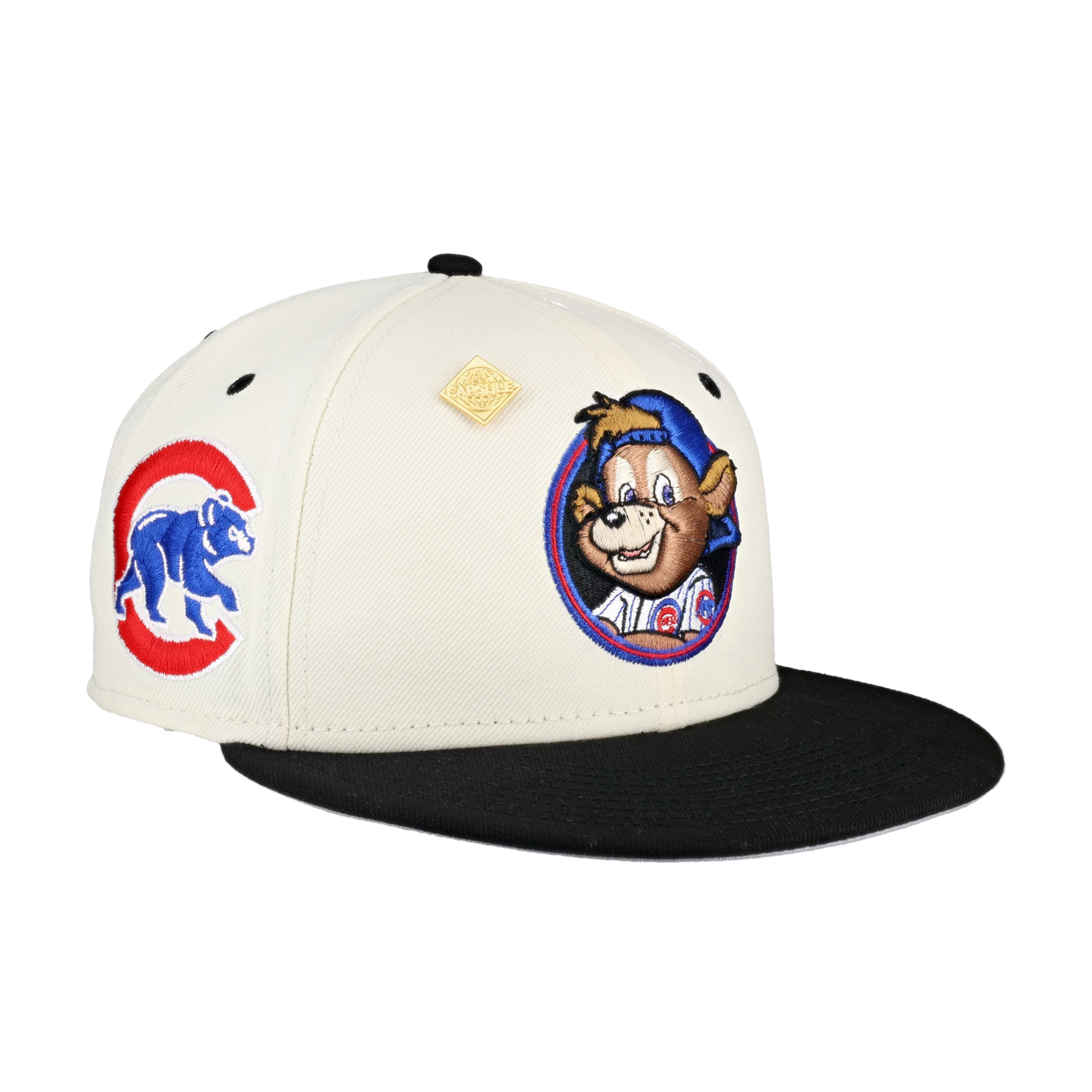 Chicago Cubs Clark The Bear Logo New Era 59Ffity Fitted Hat