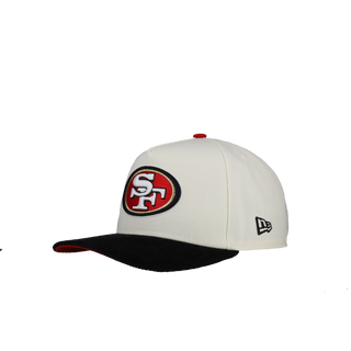 San Francisco 49ers Chrome New Era 9Fifty A Frame Snapback Hat
