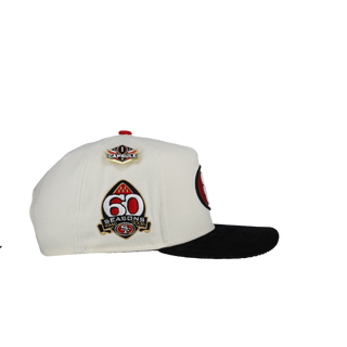 San Francisco 49ers Chrome New Era 9Fifty A Frame Snapback Hat