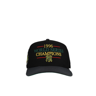 New York Yankees 1996 WS New Era 9Fifty A Frame Snapback Hat (Black/Graphite)