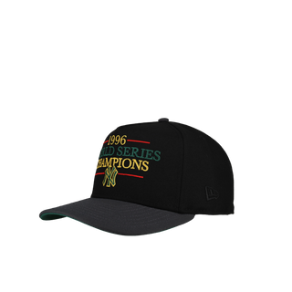 New York Yankees 1996 WS New Era 9Fifty A Frame Snapback Hat (Black/Graphite)
