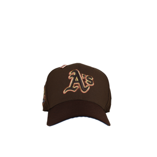 Oakland Athletics 1989 World Series Walnut Copper Metallic 59Fifty Fitted Hat