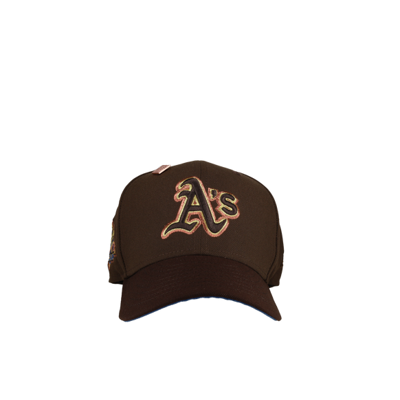 Oakland Athletics 1989 World Series Walnut Copper Metallic 59Fifty Fitted Hat
