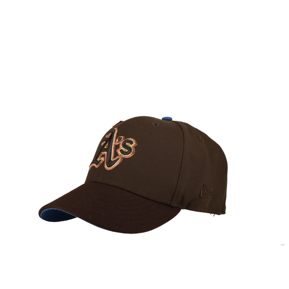 Oakland Athletics 1989 World Series Walnut Copper Metallic 59Fifty Fitted Hat