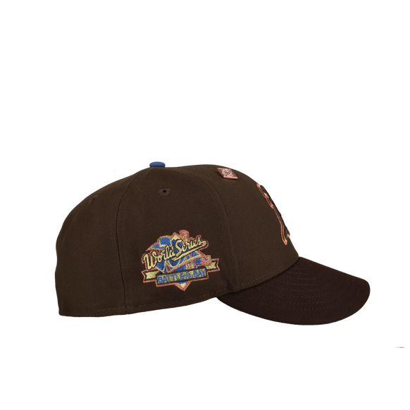 Oakland Athletics 1989 World Series Walnut Copper Metallic 59Fifty Fitted Hat
