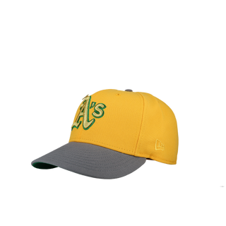 Oakland Athletics 1989 World Series Yellow Green Metallic 59Fifty Fitted Hat